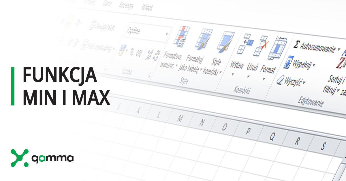 zdjęcie - Excel – Funkcja MIN i MAX