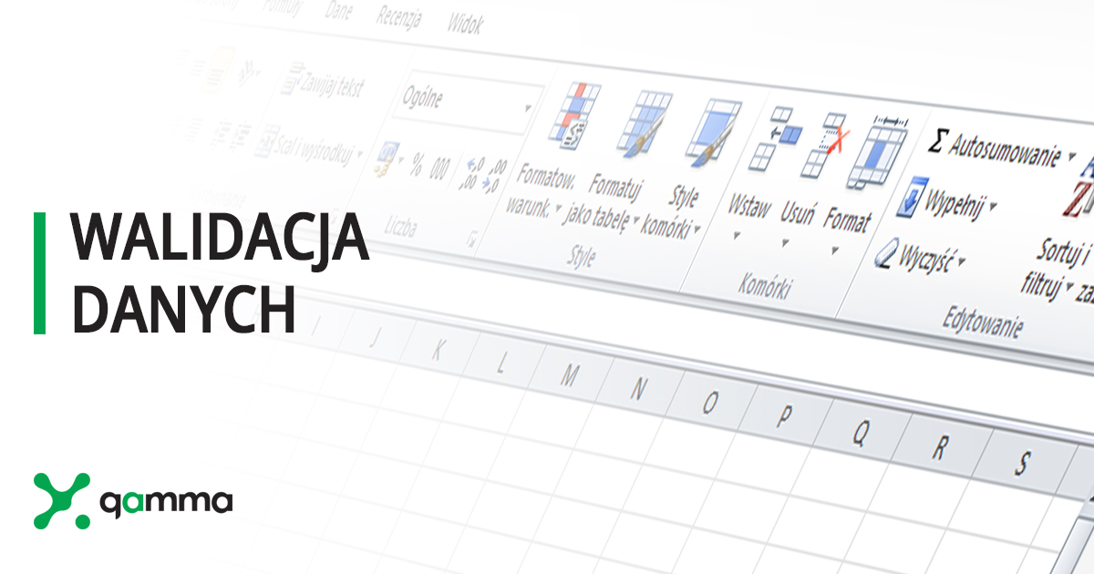 zdjęcie - Excel – walidacja danych w arkuszu kalkulacyjnym